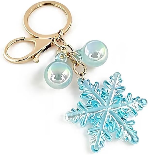 Romantic Snowflake Keychain for Women image 4