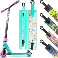 Pro Stunt Trick Scooter for Kids Ages 5-12 – Lightweight Durable Freestyle Kick Scooter for Skatepark and Street – Easy Assembly – Madd Gear MG2