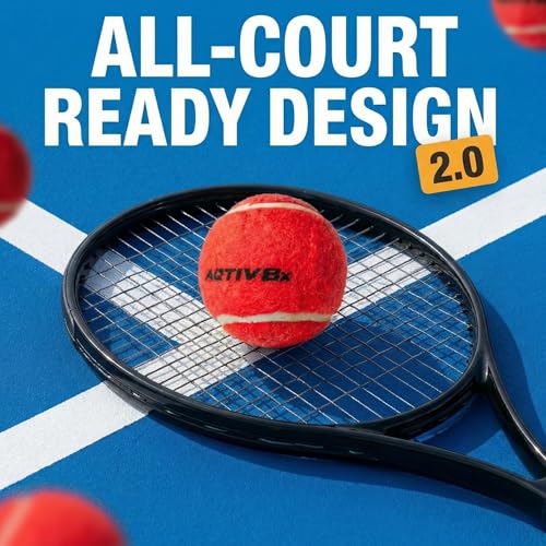 Image of Tennis Cricket Ball, Light Weight Rubber Cricket Balls for Men, Women, Boys & Girls