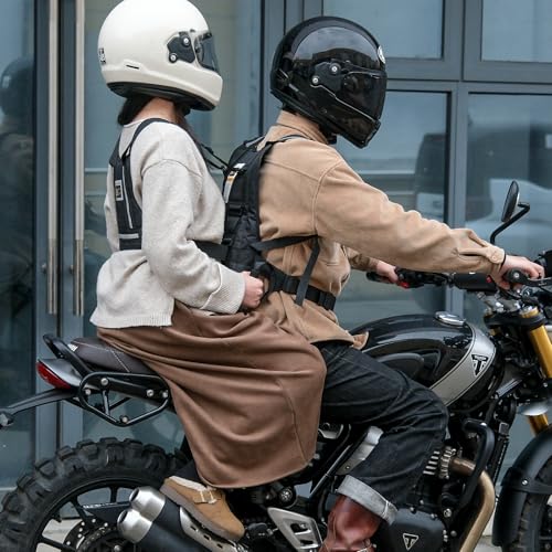 image for TOKCKYBL Upgraded Motorcycle Safety Harness for Kids & Adults - Adjust