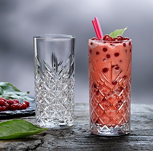 Pasabahce 52820 Longdrink Glas „Timeless“ im Kristall-Design, Höhe ca. 14,3 cm, 6er Set aus Glas - Image 5