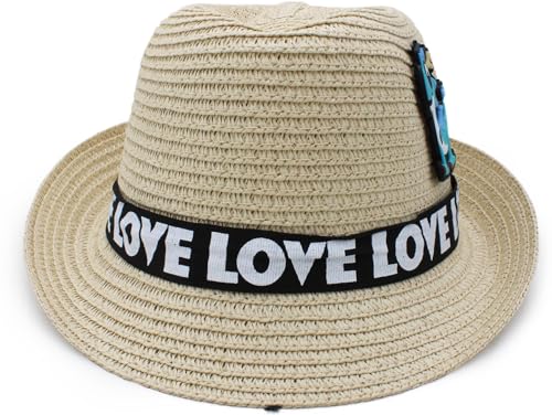 Image of VRITRAZ Baby Boy's and Girl's Kids Children Cute Printed Cartoon Gift Summer Fancy Dress Straw Fasion Hat Cap 1