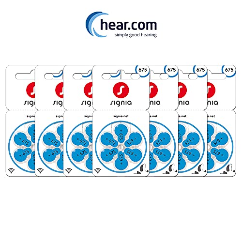 Image of Signia Hearing Aid Battery 675- Pack of 42 Batteries- Hearstore.in