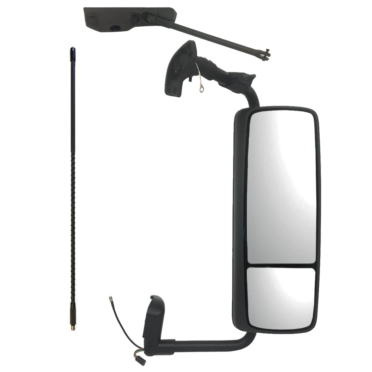 Amazon.com: Door Mirror Power Heated Chrome Cover with Bracket Arm 