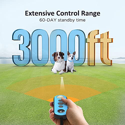 PATPET Dog Training Collar with Remote - 2000FT Dog Shock Collar Include Rechargeable & IP67 Waterproof E Collar, Beep… - Image 5
