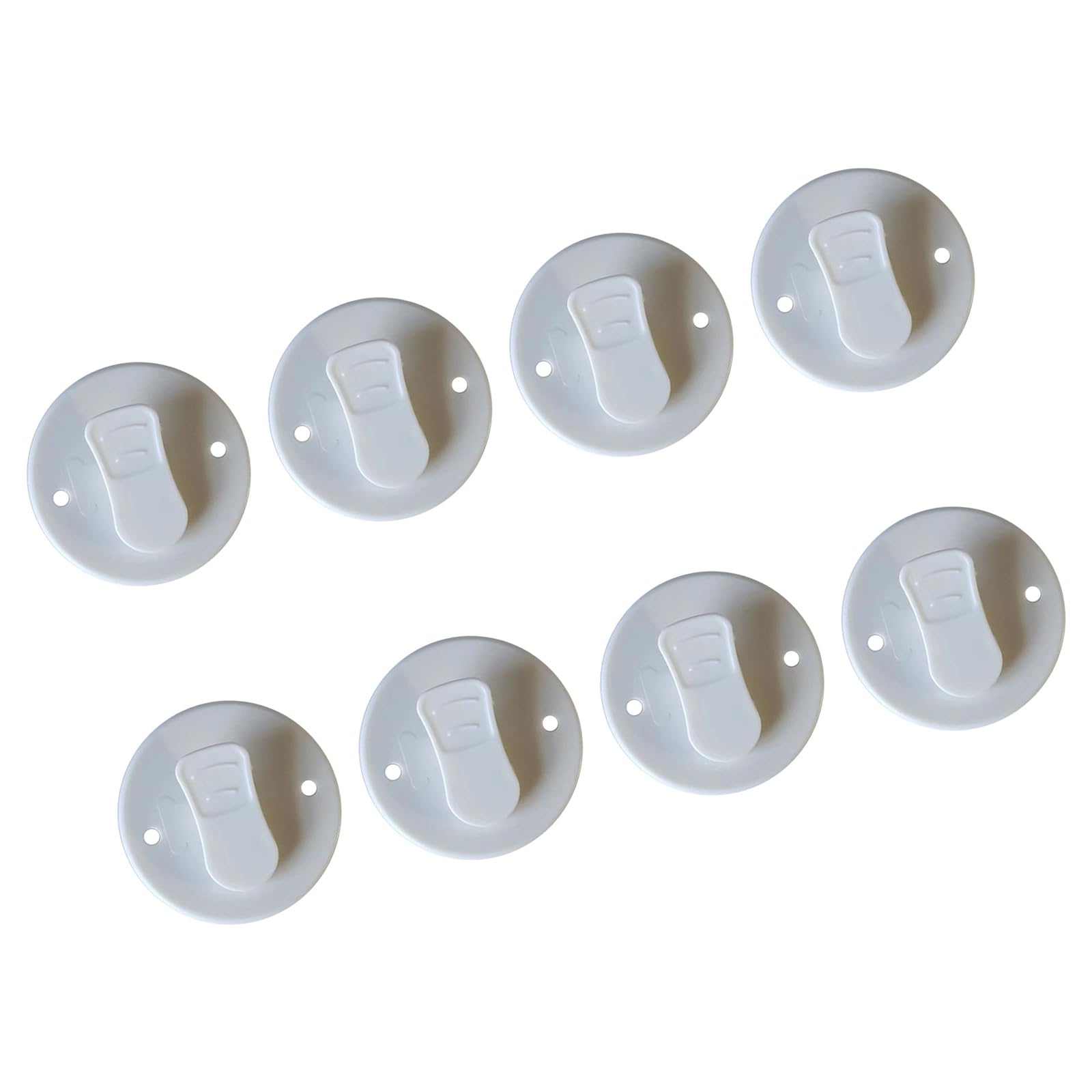 8Pcs Bathroom Curtain Weight Clamps Secure Windproof Buckle Splash Guard Easy Install Bathtub Accessories Shower Room Curtain Holders