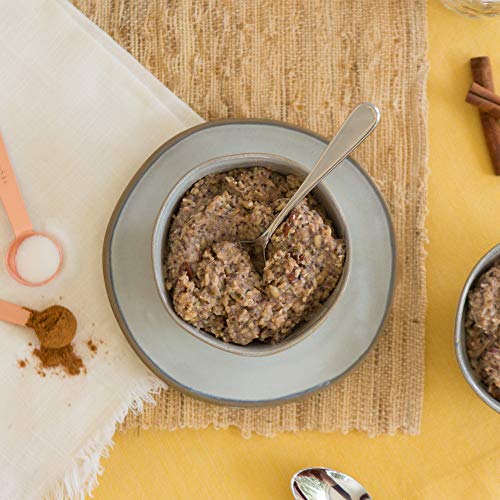 HighKey Snacks Keto Breakfast Hot Cereal - Instant Low Carb, Gluten Free Food - High Protein Oatmeal Snack - Perfect Ketogenic Friendly Products - Diabetic Diets - Grits - Cinnamon Spice