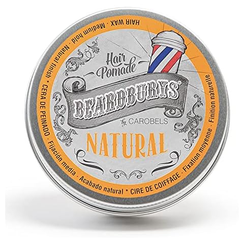 Cera para el pelo Beardburys Natural con sujeción media - 100ml Cover