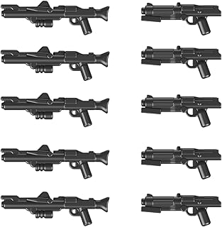 MOOXI-MOC Space Wars DC-15 Clone Trooper Blaster Weapons Pack Accessories,Designed for Minifigs Hands