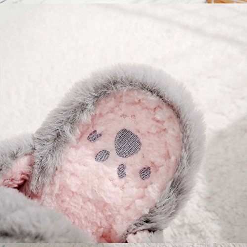LUOEM - Pantofole a forma di gatto, in peluche