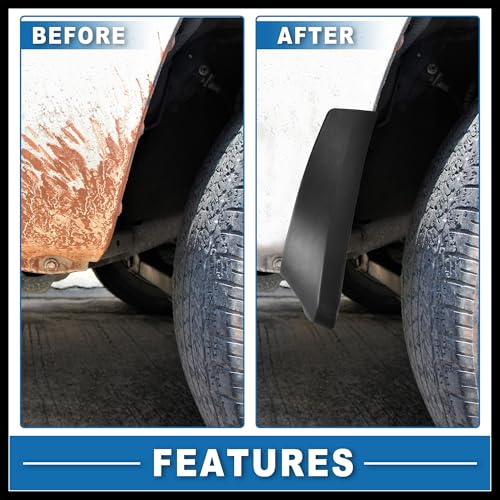 Image of Mud Flap Splash Guard with Mount Accessories Front & Rear Side Mud Guard for Acura RDX 2019-2023 (Set of 4) Durable Material