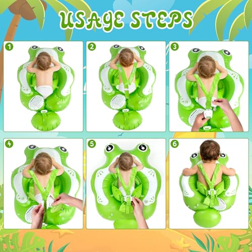 Aide à la natation gonflable pour bébé afin d'éviter les coups de soleil - 7
