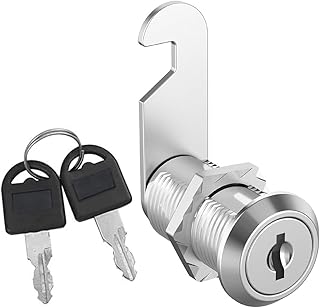 VICTAC 20mm Security Mailbox Lock, Letter Box, Bike Storage Cam, Toolbox Door Cupboard With 2 Keys