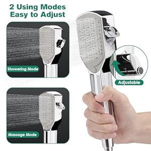   Dog-Shower-AttachmentPet-Washing-Shower-Sprayer-with-Stainless-Steel-Hose-Diverter-Valve-2-Mode-Handheld-Shower-Head-Brush-3-in-1-Dog-Shower-Head-for-Bathing-Grooming-Massage-Indoor-Outdoor