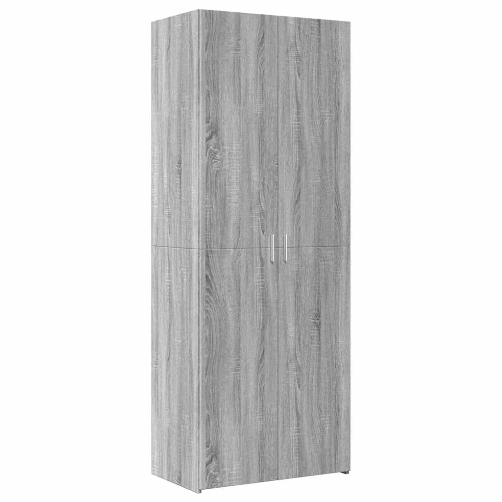 Sonoma - Armario alto (70 x 42,5 x 225 cm), color gris