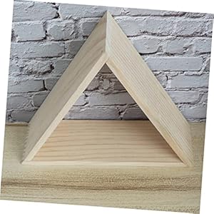 3pcs Wall Storage Rack Hanging Triangle Mounted Shelves Hanging Storage Rack Triangle Floating Shelf Wall Triangle Shelves Display Shelves Wall Hanging Organizer