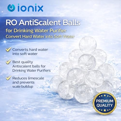 Image of IONIX Anti Scaling Balls Balls for Portable Water Filter, 10 Pieces, removes Scaling from Water