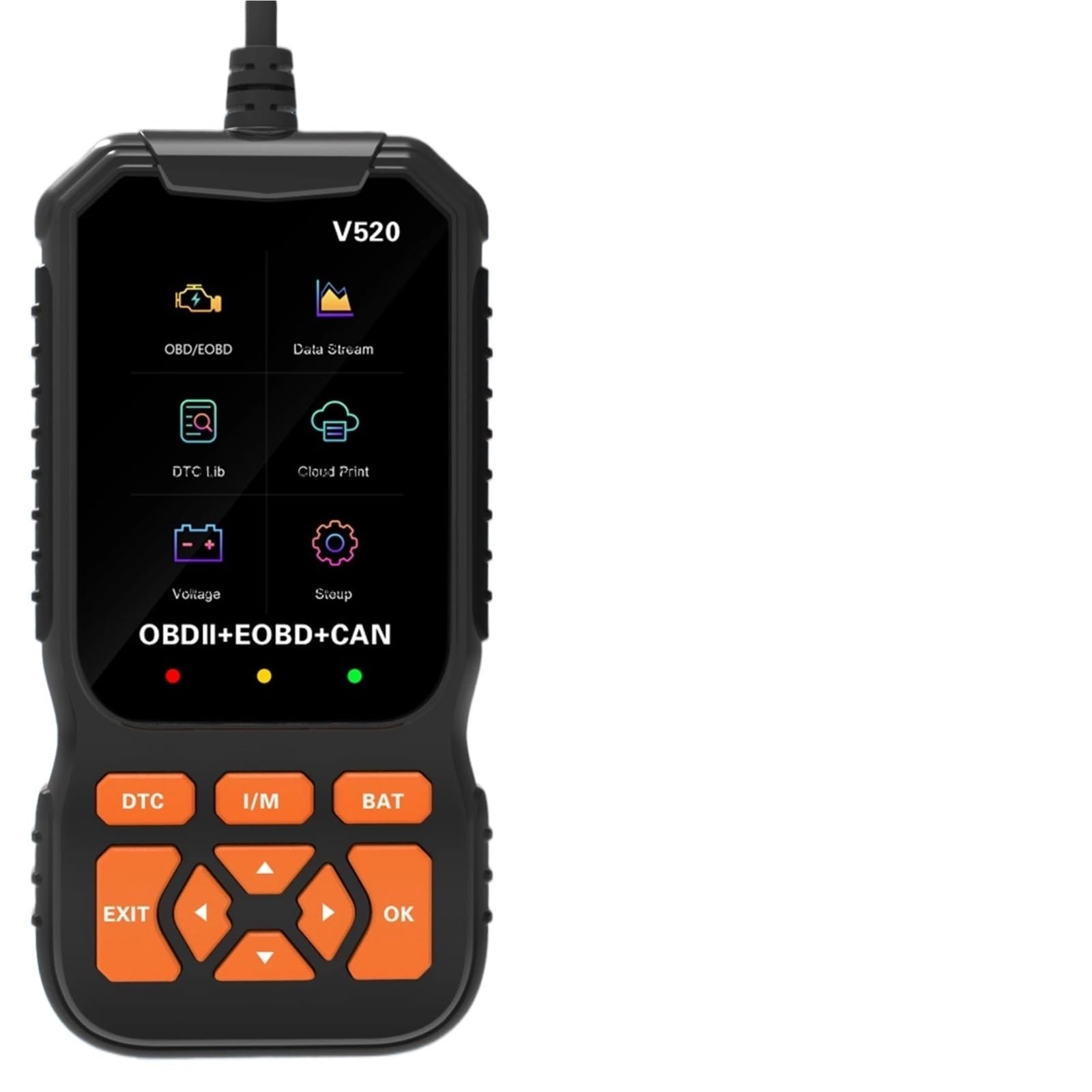 OBD2 Car Scanner Diagnostic Scan Tool,Professional Mechanic Vehicle Fault Code Reader,Auto Read Check Engine Light Fo