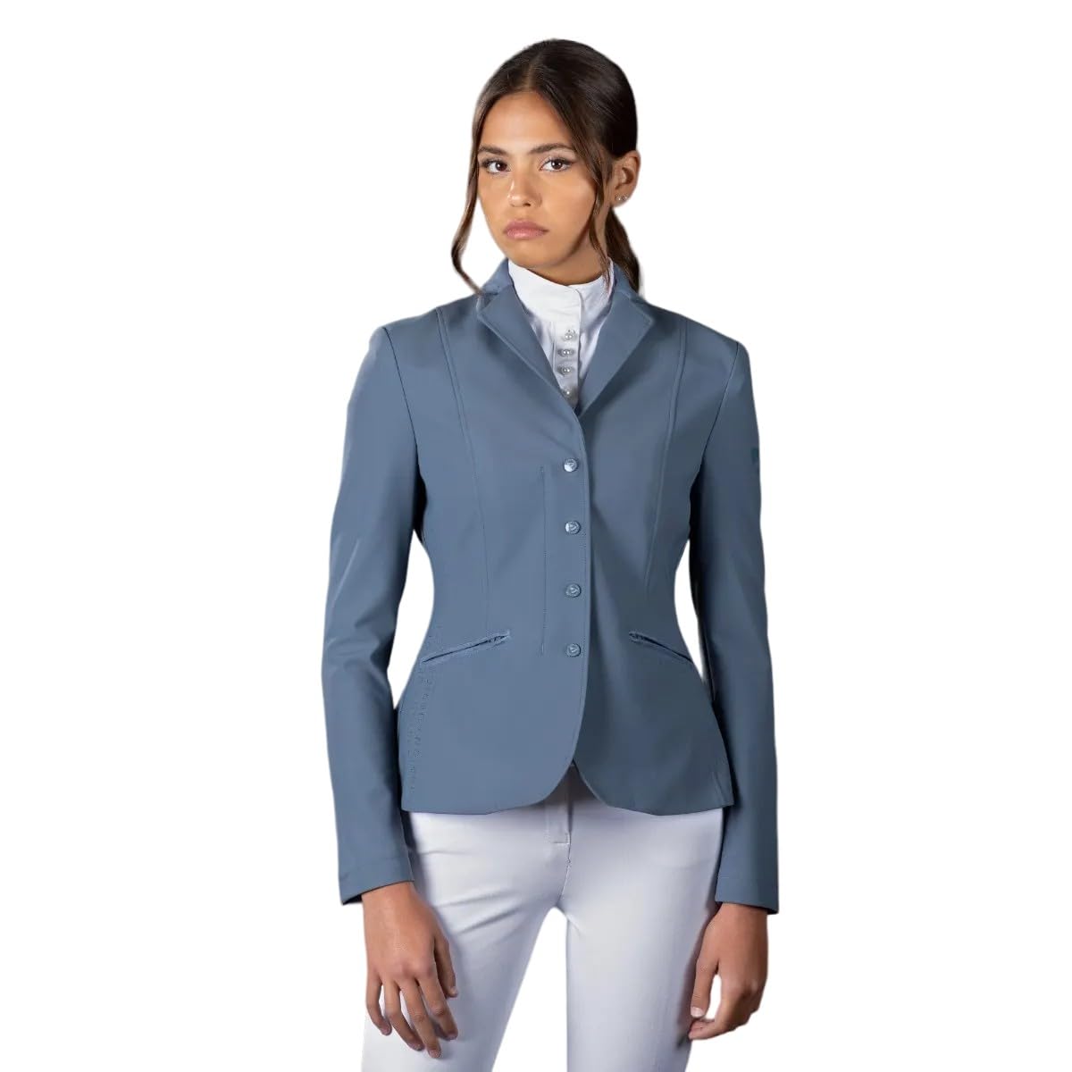 Aubrion - Chaqueta de Equitación Brixton para Mujer (36 in / 91 cm) (Storm)