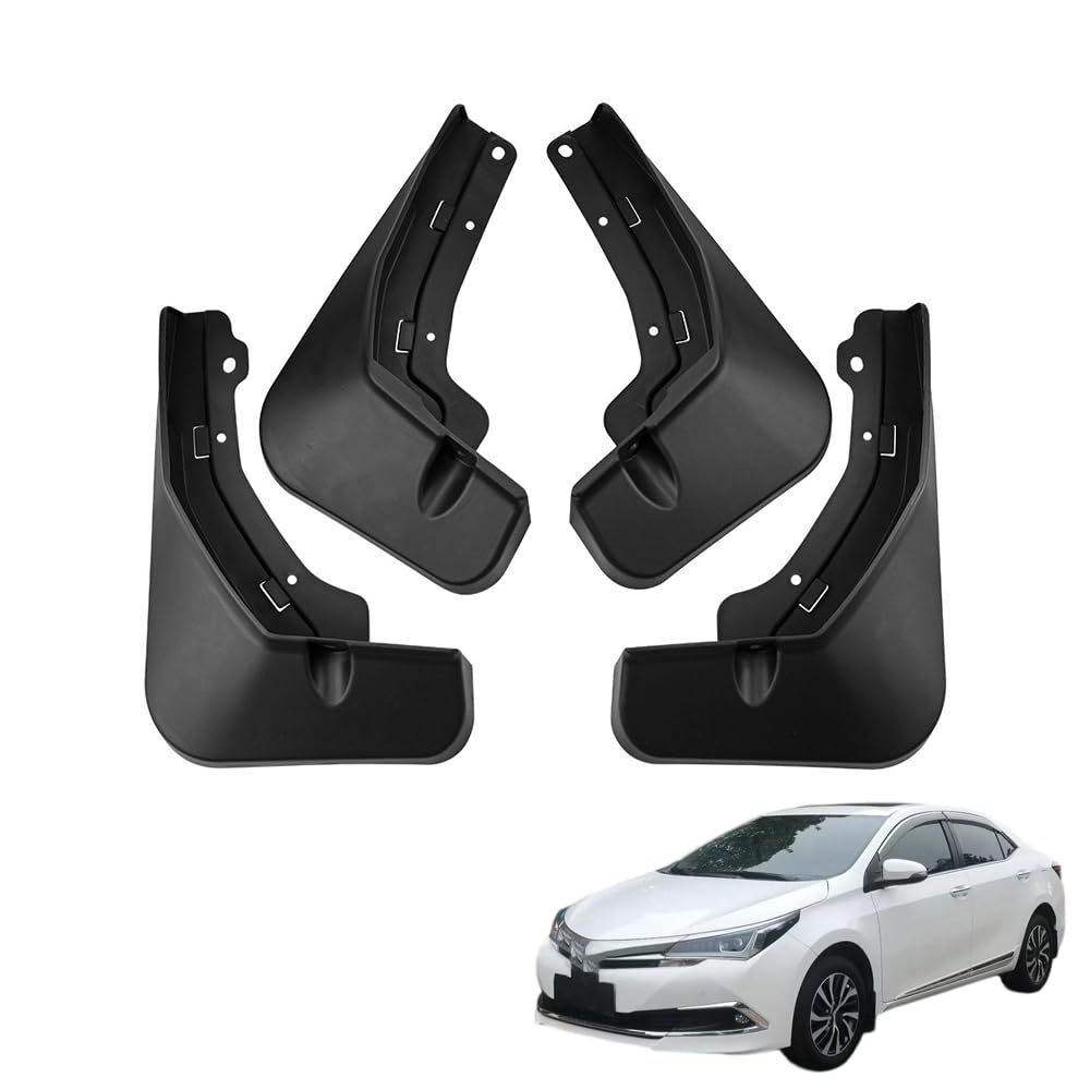 Guardabarros Corolla 2019 con proteccion antiarañazos y faldillas antibarro para las 4 ruedas