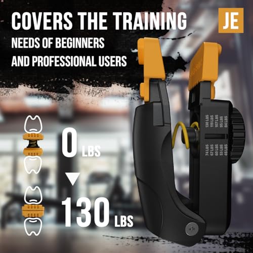 JE-PRO Jaw Exerciser for Men and Women, Resistance Adjustable, 46-130 LBS, Jaw, Face and Neck Exerciser, Powerful Jawline Trainer - Slims and Trims The Face