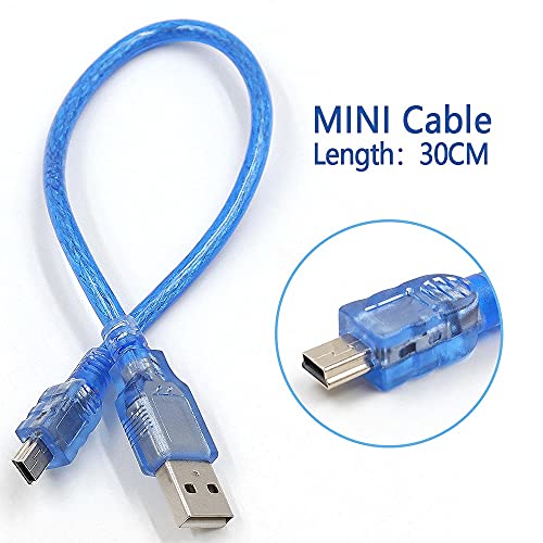 Image of INVENTO 5pcs 30cm 0.3mtr Long MINI USB Cable for Controller Board B8R4