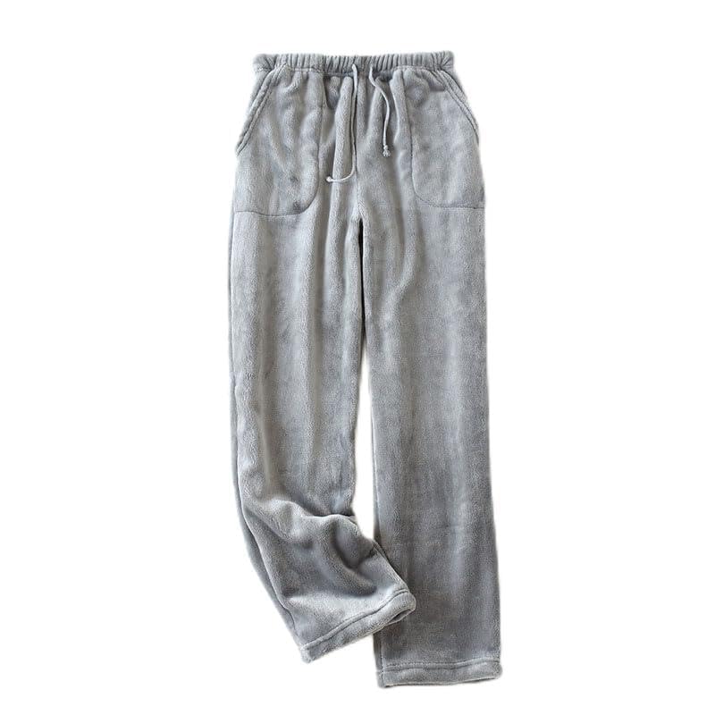 Image of codcm Womens Plaid Fluffy Pajama Pants Fuzzy Fleece Cozy Lounge Pants with Pockets Winter Warm Pj Bottoms
