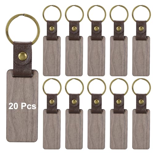 Porte-clés en bois personnalisés pour personnaliser vos cadeaux et clés