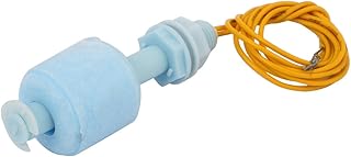 Aexit Fish Tank Sensors Liquid Water Level Sensor Plastic PP Vertical Float Switch Liquid Level Sensors 52mm Length