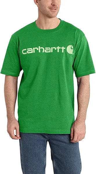 Carhartt Men's Big Signature Logo Short Sleeve T-Shirt
