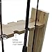 Rush Creek Creations | Double-Sided Fishing Rod Holder for 16 Saltwater/Freshwater Fishing Rods, Fishing Pole Holder for Garage Organization and Room Storage, for Fishing Gear and Fishing Accessories