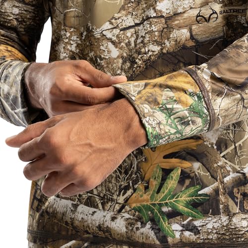 Realtree Men's Polyester Performance Baselayer Long Sleeve Thermal Underwear Top4