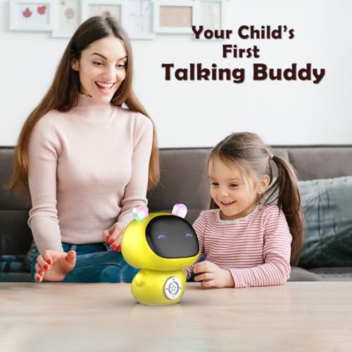 Image of Storybot | Robot Toy for Babies, Toddlers & Kids | USB Rechargeable Type-C & In-built Music | Popular Bedtime Stories, Rhymes & Songs | Best Gift for Boys & Girls 6+ Months (Yellow)