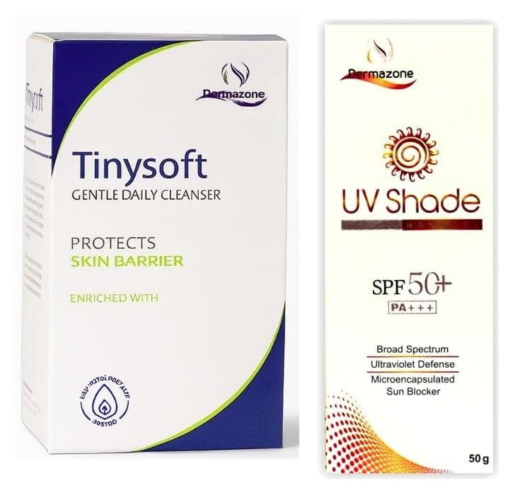 Tinysoft Cleanser and UV Shade Sunscreen, Combo Set, 100ml Cleanser with 50g Sunscreen - Review, Price and Buying Guide