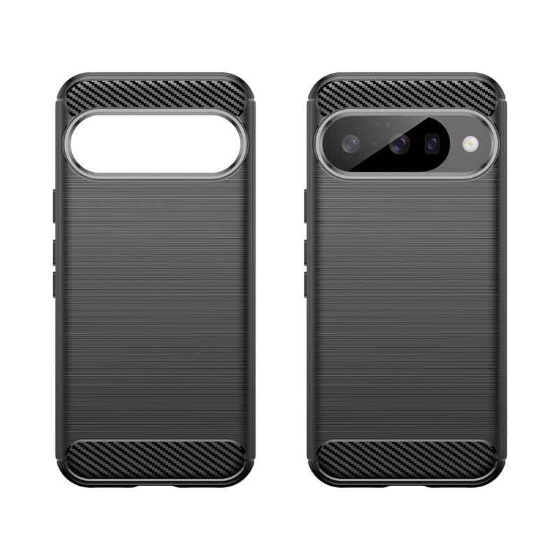 Image of Hybrid Carbon Fiber Back Case for Google Pixel 10 / Pixel 10 Pro (Black)