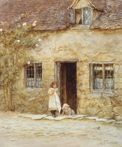 Pintura decorativa Alla porta del cottage cuadro para decorar el salon con elegancia