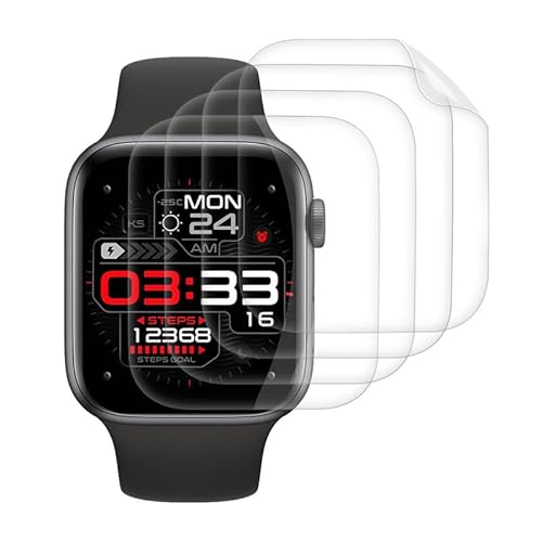 FOXZKISS für Apple Watch Series SE2 40mm Schutzfolie, für Panzarglas Apple Watch Series SE2/SE/6/5/4 40mm, 4 Stück Schut...