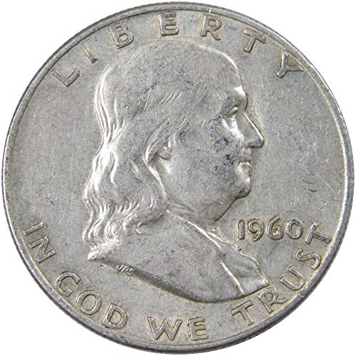 1960 D Franklin Half Dollar XF EF Extremely Fine 90% Silver 50c...