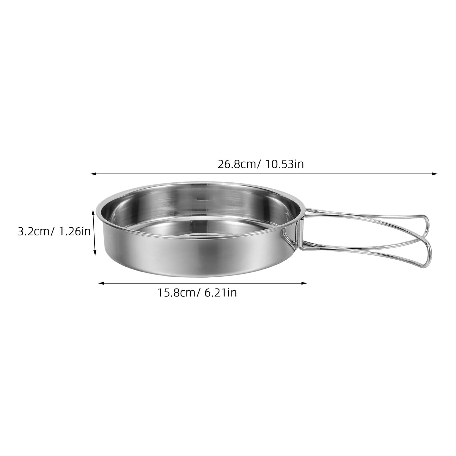 Alipis Faltbares Edelstahl Camping Geschirr Set für Personen Leichtes Outdoor Besteck mit Klappbaren Utensilien für Wandern Picknick und Reisen