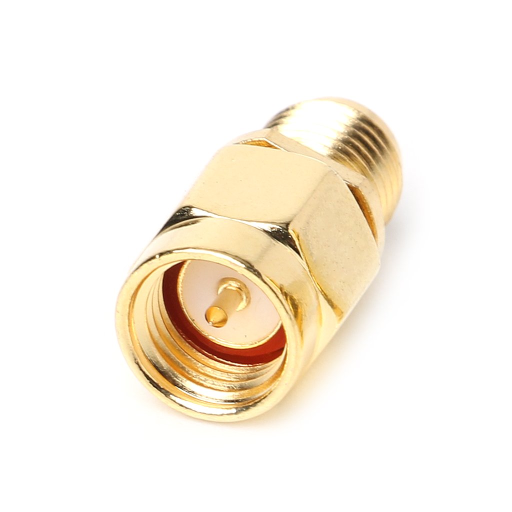 SMA Adaptador macho a RP-SMA macho conector coaxial RF banana recto