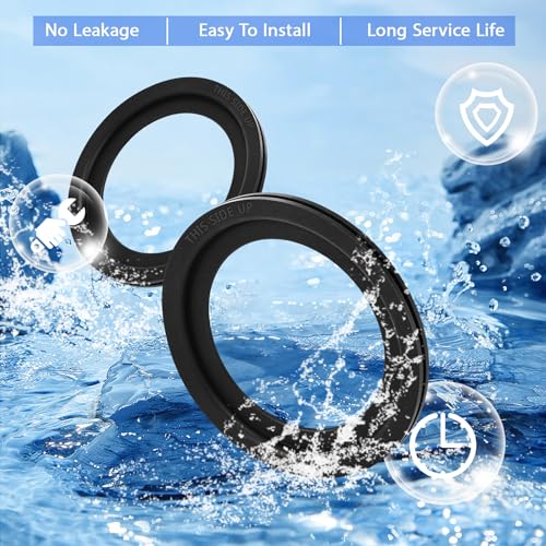 Image of RV Toilet Seal Kit, 385311658 Flush Ball Seal Gasket Replacement for Dometic 300 /310 /320 Toilet - 2 Pack