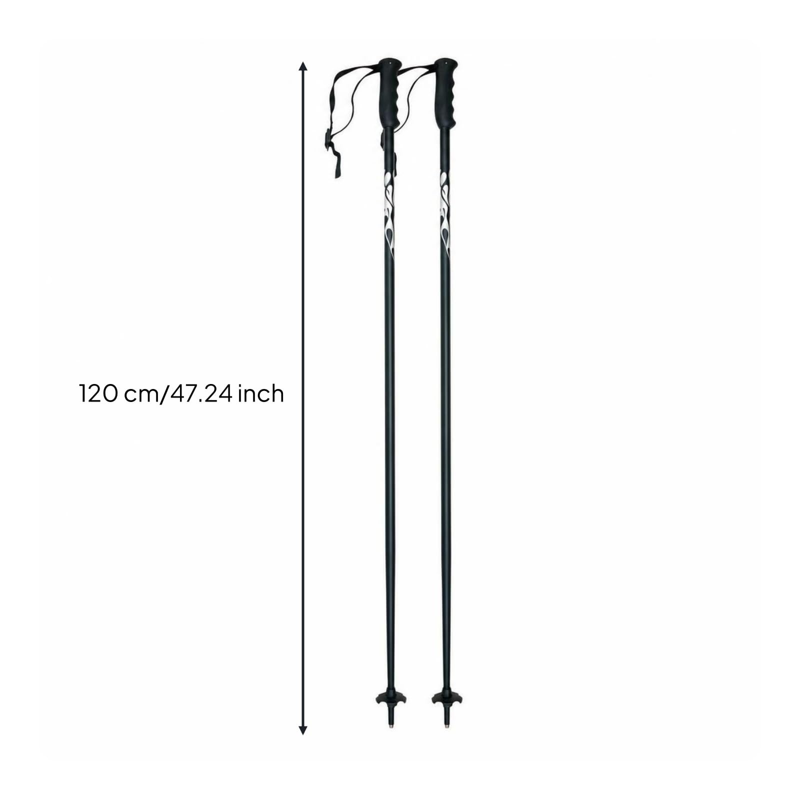 gonomisch Skistock mit Handschlaufe , Color to 11 , 120 cm