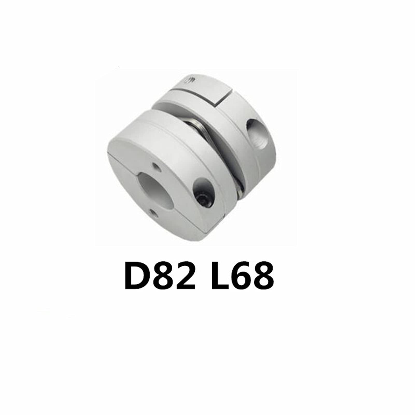 WAAZVXS Coupler Aluminum Alloy D82L68 Single Diaphragm Coupling Elastic Joint for Step Servo Motor Encoder (Inner Diameter : 15 18)