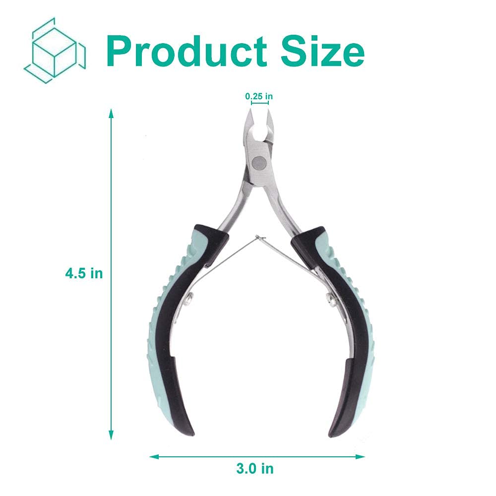 IVON Professional Tagliacuticole In Acciaio Inox | Manico Antiscivolo In Gomma | Affilato E Preciso