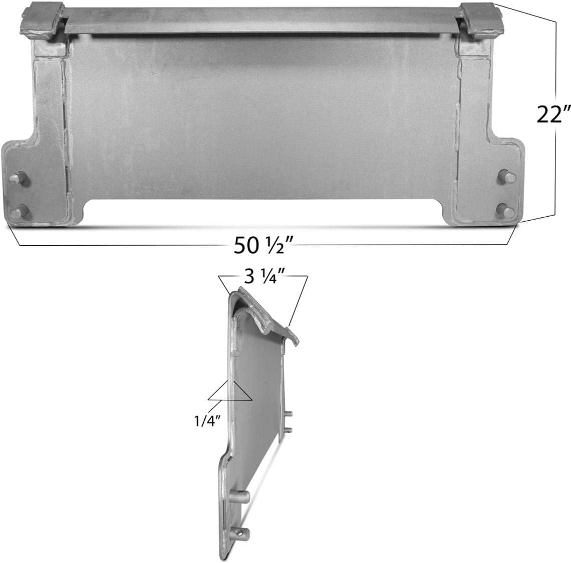 Blасk Frіdау Clеаrаnсе Titan Attachments Mount Plate for John Deere 1/4 Thick Grade 50 Steel Unpainted
