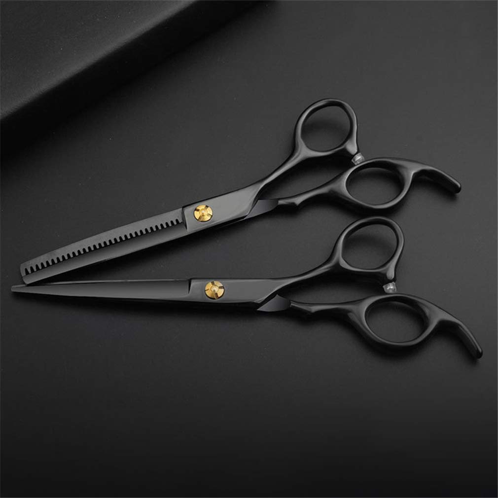 Profesional De Corte De 6.0 Pulgadas De Pelo Tijeras Set (9 Unidades), Tijeras De Peluquería (Corte Tijeras Adelgazamiento Tijeras) Clips De Pelo del Peine De La Maquinilla De Afeitar Tijeras del Kit