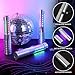 8 Pieces RGB LED Strobe Baton Light Rechargeable Bottle Service Sparklers Stick Reusable Champagne Bottle Handheld LED for Club Stage Nightclub Party Concert Event Bar Outdoor - Silver