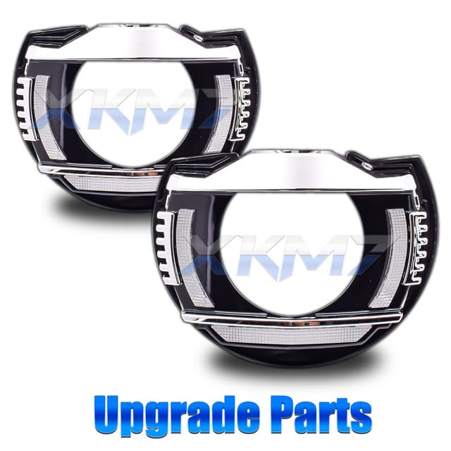 Automobile - Retrofit Headlight Projector Kit For VWs JETTAs 12-17 LED DRL Signal Lamps Switchback 3r G5 H4 Bi-xenon Lenses D2S Restlye (Retrofit Shrouds)