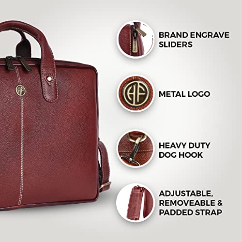 HAMMONDS-FLYCATCHER-Genuine-Leather-14inch-Mens-Messenger-Bag-Brown HAMMONDS FLYCATCHER Genuine Leather 14inch Men's Messenger Bag (Brown)