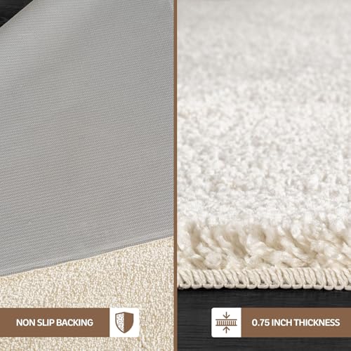 Tapete Área 4x6 Beige Lavable Antideslizante miniatura 4
